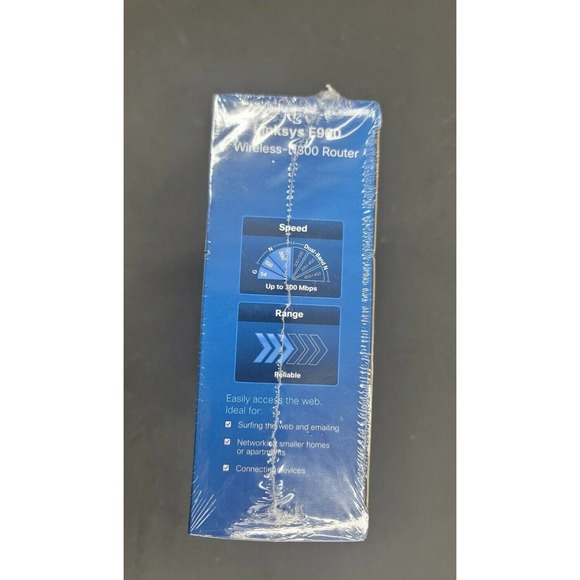 Cisco Linksys E900 Wi-Fi Wireless N300 Router NIB Factory Sealed New - Picture 3 of 5